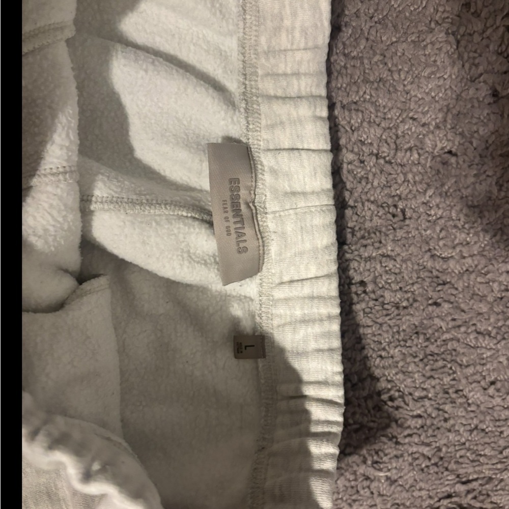 Essentials light oatmeal pants - image 5